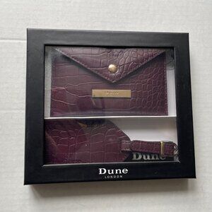 Dune London Passport and luggage tag set